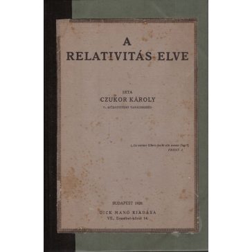 A relativitás elve
