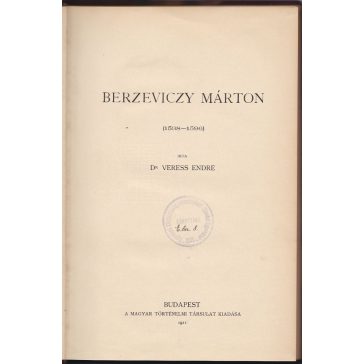 Berzeviczy Márton (1538-1596)
