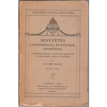 Bevezetés a differenciál- és integrálszámításba