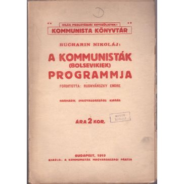 A kommunisták (bolsevikiek) programmja