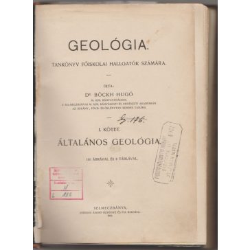 Geológia. I. kötet. Általános geológia