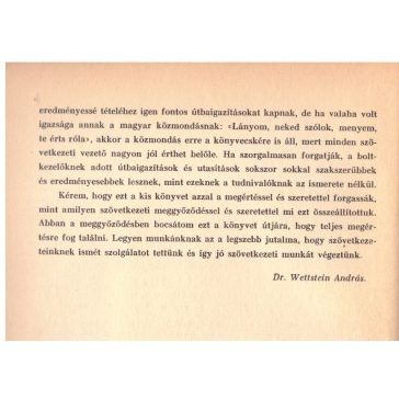 Kedves Boltkezelő Úr! 
