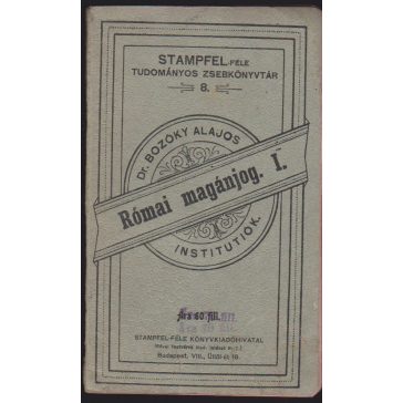 Római magánjog I. 