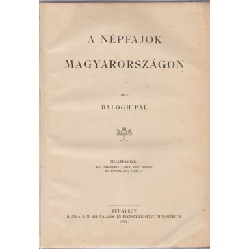 A népfajok Magyarországon