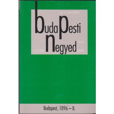 Budapesti Negyed IV.  évf. 1. szám 1996. tavasz