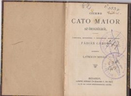 Cato maior - Az öregségről