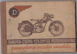Danuvia-Csepel-125 cm3-es motorkerékpár használati és kezelési utasítása