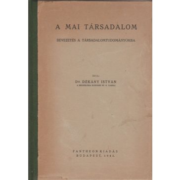 A mai  társadalom