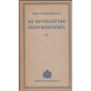 Az egyházatyák szentbeszédeiből IV. kötet