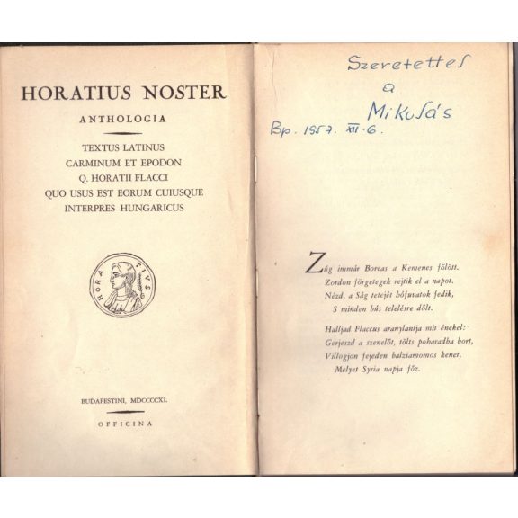 Horatius Noster Anthologia