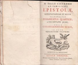 Ad familiares epistolae. 