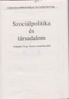 Szociálpolitika és társadalom