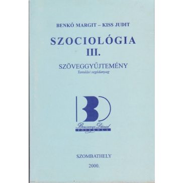 Szociológia I-III.