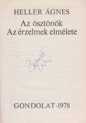 Az ösztönök / Az érzelmek elmélete