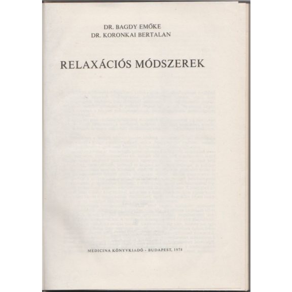 Relaxációs módszerek