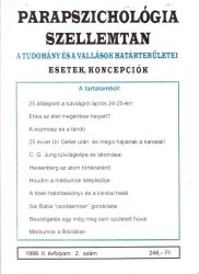 Parapszichológia-Szellemtan 1999/2.