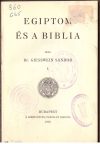 Egyiptom és a Biblia I.