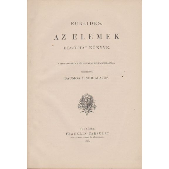 Az elemek első hat könyve