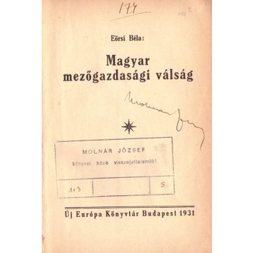 Magyar mezőgazdasági válság