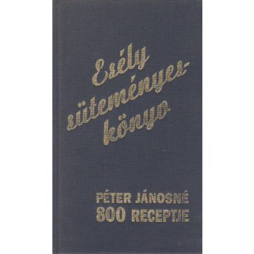 Esély süteményeskönyv