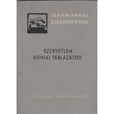 Szervetlen kémiai táblázatok