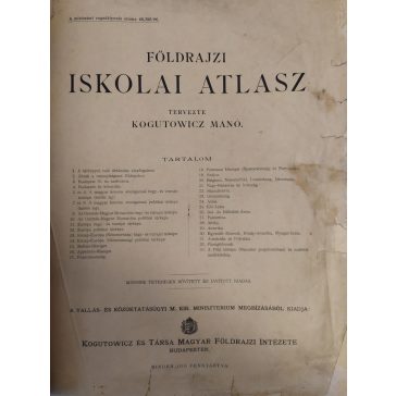 Földrajzi iskolai atlasz
