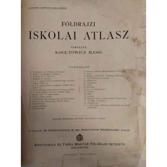 Földrajzi iskolai atlasz