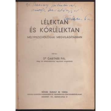   Lélektan és mélylélektan mélypszichológiai megvilágításban