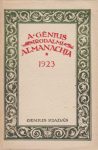 A Könyv - A Genius irodalmi almanachja 1923
