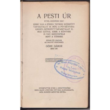 A pesti úr