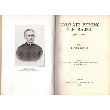 Gyurátz Ferenc életrajza [1841-1925.]