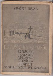 Levelek a kálváriáról és más költemények (A  fogságból) 1915