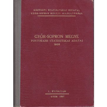 Győr-Sopron megye fontosabb statisztikai adatai 1956