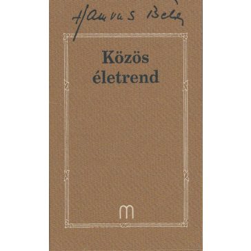 Közös életrend