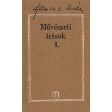 Művészeti írások I.