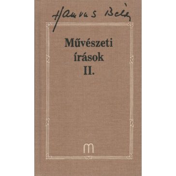 Művészeti írások II.