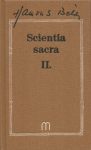 Scientia sacra II.