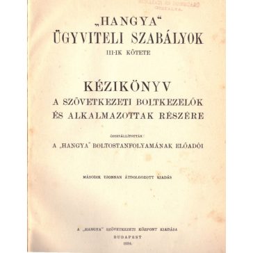 Boltvezetők kézikönyve