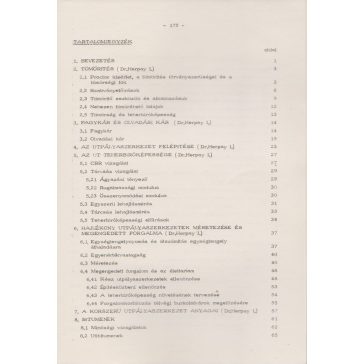 Erdei utpályaszerkezetek építése és fenntartása