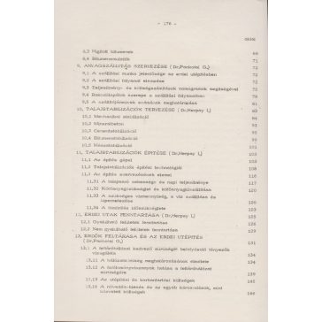 Erdei utpályaszerkezetek építése és fenntartása