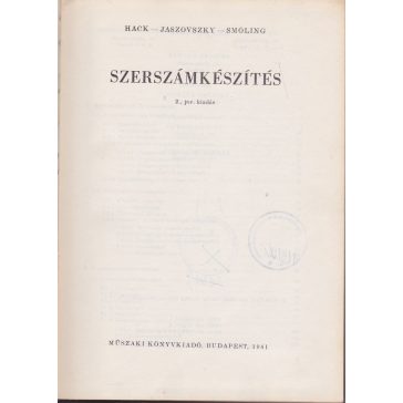 Szerszámkészítés