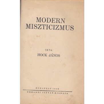 Modern miszticizmus