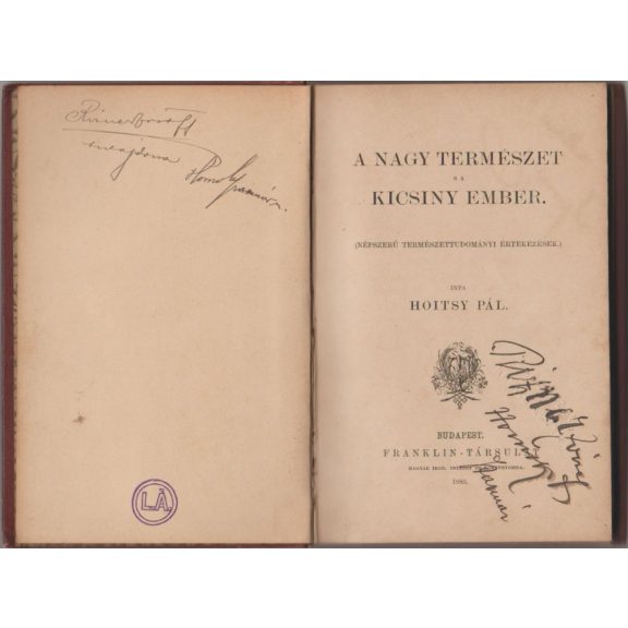 A nagy természet s a kicsiny ember