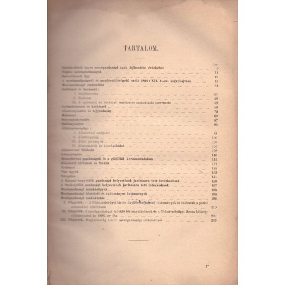 Magyarország földmivelésügye 1897-1903