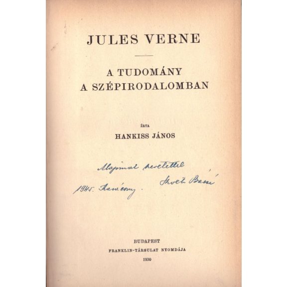 Jules Verne - A tudomány a szépirodalomban