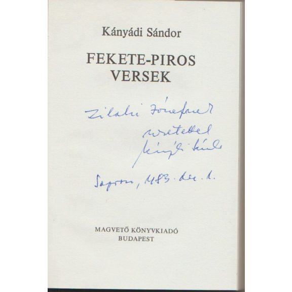 Fekete-piros versek