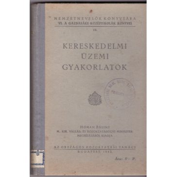 Kereskedelmi üzemi gyakorlatok
