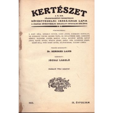 Kertészet 1935-36.