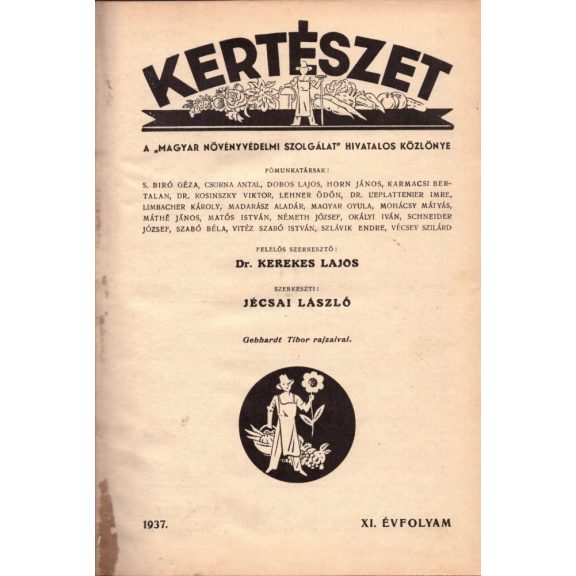 Kertészet 1937-38.