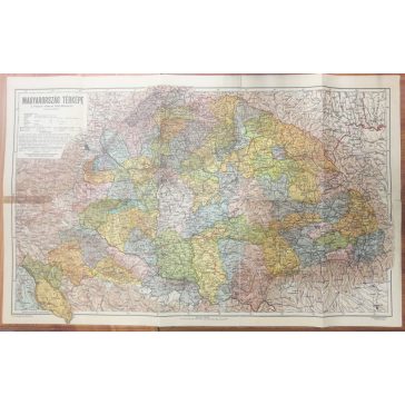   Magyarország térképe a trianoni határok feltüntetésével